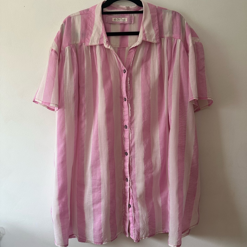 Free People - We The Free Float Away Stripe Shirt